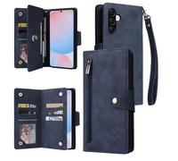 Coque pour Samsung Galaxy A56 6.7"", Antichoc Housse Cuir PU Portefeuille Etui avec [Fentes pour Cartes] -Bleu