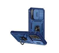 Coque Anneau - Samsung - Galaxy A56 - Protection Caméra - Bague Magnétique - Bleu