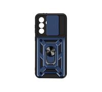 Coque pour Samsung Galaxy A56 Bague Support avec Protection Caméra Mayaxess Bleu nuit