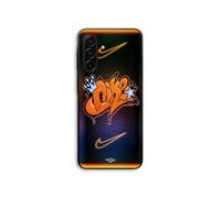 Coque de téléphone - MANIACASE - Samsung Galaxy A57 - Silicone TPU - Motif Nike "Just Do It" - Noir