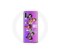 Coque pour Samsung Galaxy A70 BTS TinyTAN Animation Affiche RM Jin Suga J-Hope Jimin Jungkook Et V Mic Drop Danse