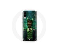 Coque pour Samsung Galaxy A70 Loki Thor Ragnarok avec Casque Affiche Personnage Série Saison 1