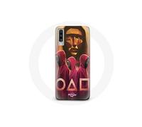 Coque pour Samsung Galaxy A70 Squid Game Masques Triangle carré et Cercle dessin