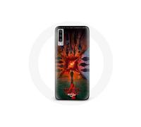 Coque pour Samsung Galaxy A70 Stranger Things Saison 4 Affiche Equipages de la Nouvelle Théorie