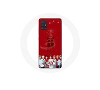 Coque pour Samsung Galaxy A71 BTS Bangtan Garçons Fond Rouge Cadeau de Noël 2023