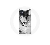 Coque pour Samsung Galaxy A71 Loup Duo animaux