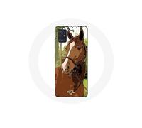Coque pour Samsung Galaxy A71 Quarter Horse Marron Race de cheval