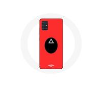 Coque pour samsung galaxy A71 Squid Game masque soldat Triangle