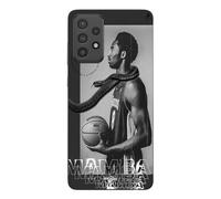 Coque de téléphone - MANIACASE - Samsung Galaxy A72 - Silicone - Noir - NBA black mamba mentality