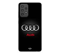 Coque Pour Samsung Galaxy A72 Logo De Voiture Audi Gris Et Rouge Maniacase