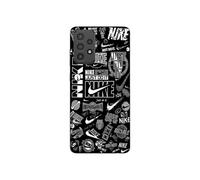 Coque Pour Samsung Galaxy A72 Nike air logo Graffiti Noir et blanc