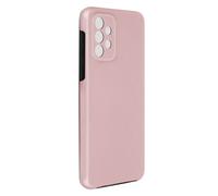 Coque pour Samsung Galaxy A72 Protection Arrière Rigide et Avant Souple Rose champagne