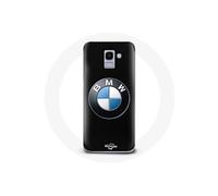 Coque pour Samsung Galaxy A8 2018 BMW Logo fond noir
