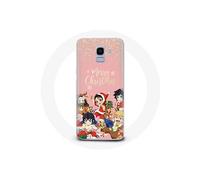 Coque pour Samsung Galaxy A8 2018 Demon slayer merry christmas affiche Anime Manga