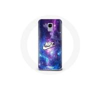 Coque - Nike - Samsung Galaxy A8 2018 - Logo Blanc - Souple - Coloré