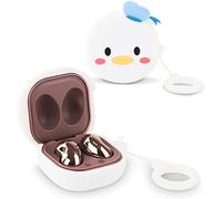 Coque pour Samsung Galaxy Buds2 Pro (2022), Galaxy Buds 2 (2021), Galaxy Buds Pro (2021), Galaxy Buds Live (2020), XMBYGY Housse en Silicone avec Porte-clés pour écouteurs Galaxy Buds (Donald)