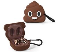 Coque pour Samsung Galaxy Buds2 Pro (2022), Galaxy Buds 2 (2021), Galaxy Buds Pro (2021), Galaxy Buds Live (2020), XMBYGY Couverture en silicone avec porte-clés pour écouteurs (Fun)