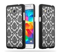 Coque pour Samsung Galaxy GRAND PRIME Hard Case Étui Rigide Protection Fleur