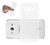 cadorabo Coque pour Samsung Galaxy J3 2016 en Complet Transparent - Housse Protection Souple en Silicone TPU avec Anti-Choc et Anti-Rayures - Ultra Slim Fin Gel Case Cover Bumper