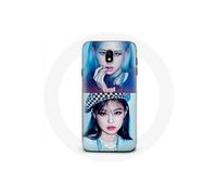 Coque pour Samsung Galaxy J3 2017 Blackpink Groupe K-pop Filles Jennie et Rosé Lovesick girls poster the album