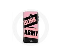 Coque pour Samsung Galaxy J3 2017 BTS ARMY Et Blackpink Blink Rose Noir