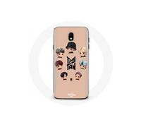 Coque pour Samsung Galaxy J3 2017 BTS TinyTAN Animation Affiche RM Jin Suga J-Hope Jimin V Et Jungkook