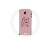 Coque pour Samsung Galaxy J3 2017 Elite Saison 5 Affiche personnages Fanart Logo