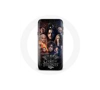 Coque pour Samsung Galaxy J3 2017 Game of Thrones Saison 8 Le Trône de Fer L'affiche de L'équipage Logo Aigle Gris