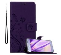 Coque pour Samsung Galaxy J3 2017 Housse Etui Protection Floral Pochette Case