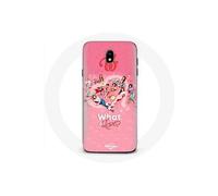 Coque pour Samsung Galaxy J3 2017 TWICE Logo Rouge Affiche What Is Love