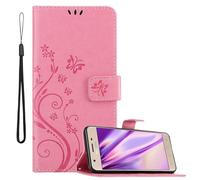 Coque pour Samsung Galaxy J3 2018 Housse Etui Protection Floral Pochette Case