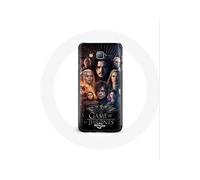 Coque pour Samsung Galaxy J3 Game of Thrones Saison 8 Le Trône de Fer L'affiche de L'équipage Logo Aigle Gris
