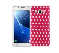 Coque Pour Samsung Galaxy J5 2016 À Pois Rose Motif Slim