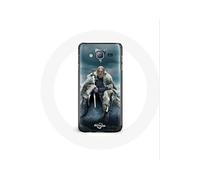 Coque pour Samsung Galaxy J5 2016 Vikings Série Saison 6 Ragnar Lothbrok logo V Epée Gris Fond Brouillard