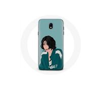 Coque pour Samsung Galaxy J5 2017 Squid Game Kang Sae Byeok Fanart dessin de visage