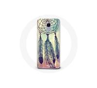 Coque pour Samsung Galaxy J6 2018 Attrape rêve coloré marron