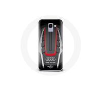 Coque pour Samsung Galaxy J6 2018 Audi S8 Logo rouge