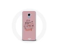 Coque pour Samsung Galaxy J6 2018 Elite Saison 5 Affiche personnages Fanart Logo