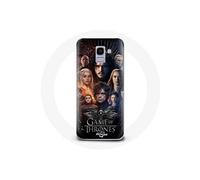 Coque pour Samsung Galaxy J6 2018 Game of Thrones Saison 8 Le Trône de Fer L'affiche de L'équipage Logo Aigle Gris