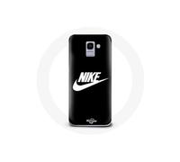 Coque - Nike - Galaxy J6 2018 - Souple - Noir - Logo blanc