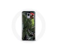 Coque pour Samsung Galaxy J6 2018 Pionus Perroquet Rouge Vert