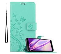 Coque pour Samsung Galaxy J6 PLUS Housse Etui Protection Floral Pochette Case