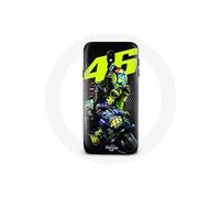 Coque pour Samsung Galaxy J7 2017 Valentino Rossi motoGP 46 Pilote de vitesse