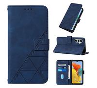 Coque pour Samsung Galaxy M14 5G Coque Etui avec Porte Carte à Rabat Clapet Portefeuille en PU Cuir Pochette Magnétique Flip Case Étui Cover Housse Protection Coque pour Samsung Galaxy M14 5G, Bleu