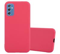 Cadorabo Housse compatible avec Samsung Galaxy M52 5G en CANDY ROUGE - Étui de protection en silicone TPU flexible