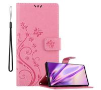 Coque pour Samsung Galaxy NOTE 10 PLUS Housse Etui Protection Floral Pochette