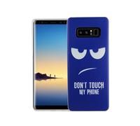 Coque Pour Samsung Galaxy Note 8 Protection Case Backcover Bumper Étui Case Bleu