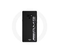 Coque pour Samsung Galaxy Note 9 Amg Logo Carbone Texture