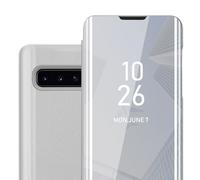 Coque pour Samsung Galaxy S10 4G Housse Etui Protection Miroir Portefeuille
