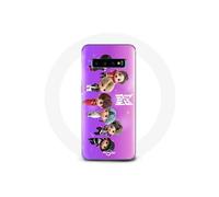 Coque pour Samsung Galaxy S10 BTS TinyTAN Animation Affiche RM Jin Suga J-Hope Jimin Jungkook Et V Mic Drop Danse